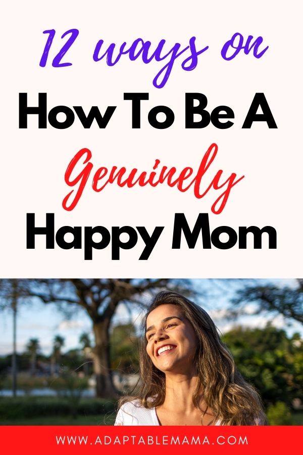 how to become a happier mom