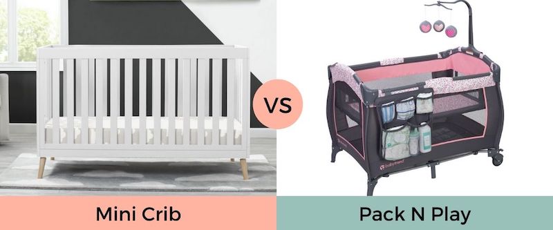 mini crib vs pack n play