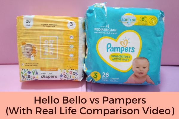 Hello Bello vs Pampers (With Real Life Comparison Video)