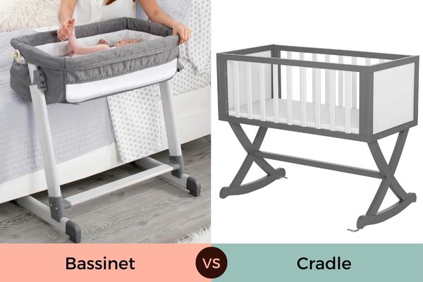 bassinet vs cradle