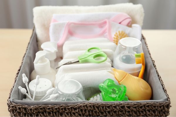 what to put in diaper caddy