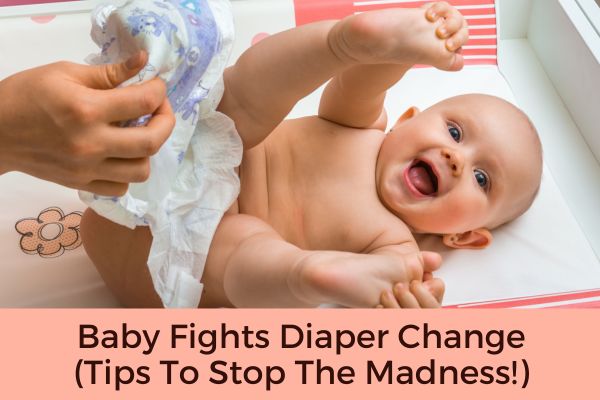 Baby Fights Diaper Change