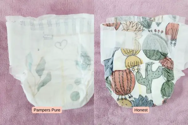 Pampers Pure and Honest diapers tabs