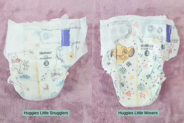 huggies little movers and little snugglers tabs

