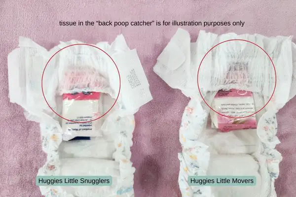 huggies little movers and little snugglers 
back poop catcher