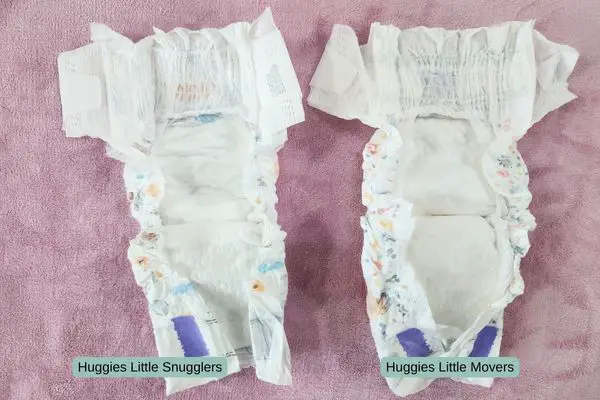 hugies little snugglers and huggies little movers same size
